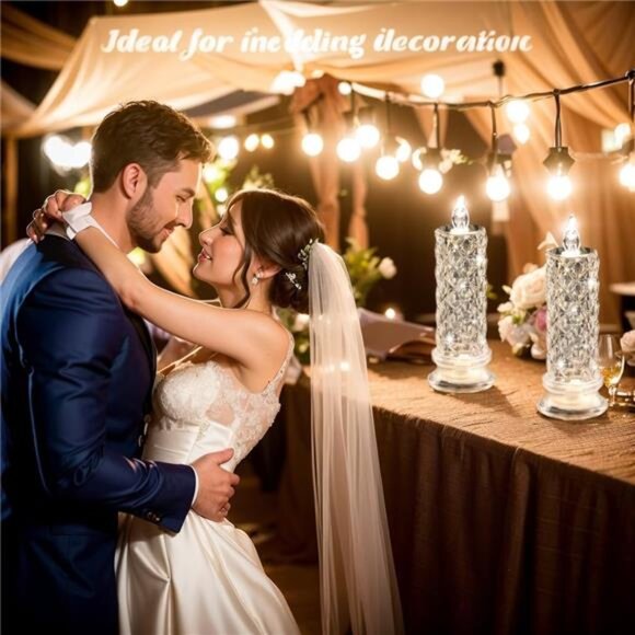 LED Flameless Candles, 6PCS Romantic Battery Operated Candles Led Pillar Candles - Picture 6 of 7